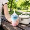 Ice Cube Beverage Drink Cup Foldable Hockey Cup with Straw And Lid Leak Proof Portable Silicone Food-Grade Summer Cold for Drinks Juice Whiskey