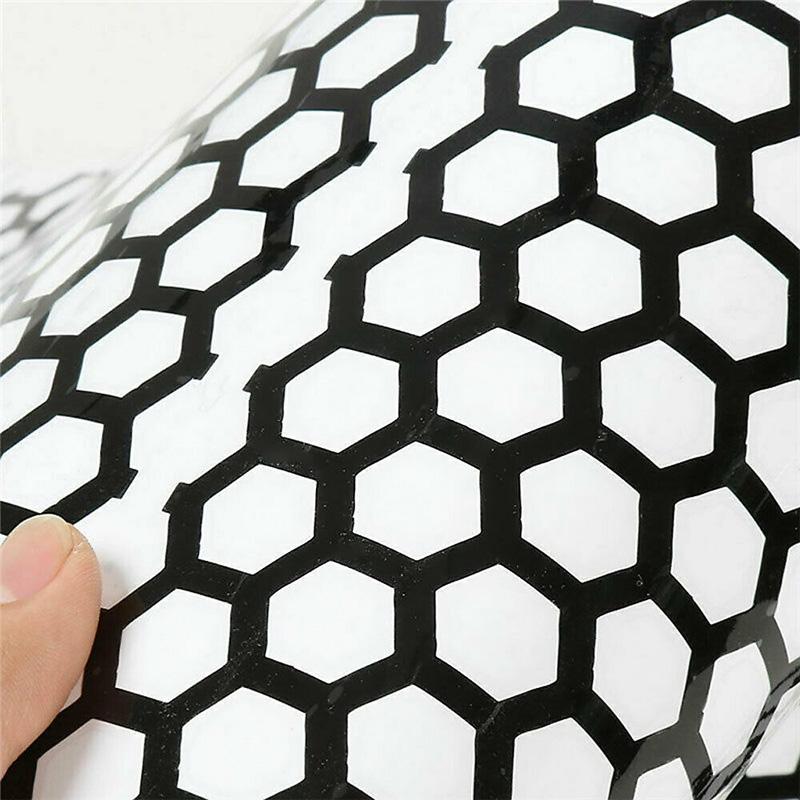 Наклейки на задние фонари автомобиля, сотовая наклейка с вырезом, универсальная предупреждающая лента, виниловая пленка, светоотражающие огни, наклейка для экстерьера