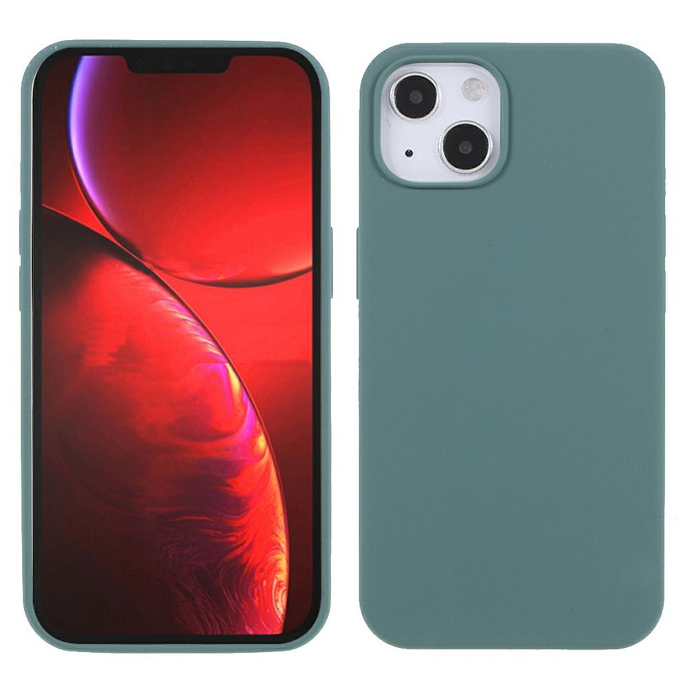 For iPhone 15 Plus Case Solid Silicone Shockproof Phone Back Cover
