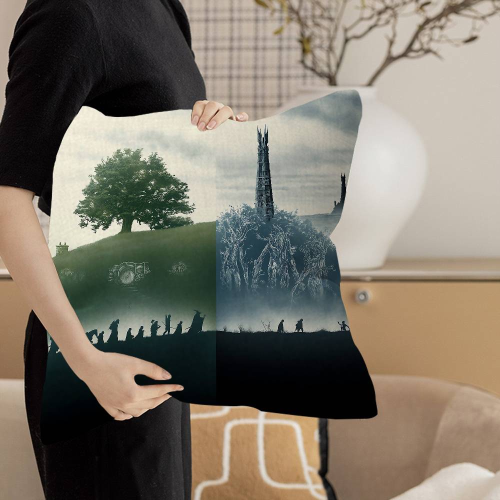 The L-Lord Of The R-Rings Personalized Pillow Cover Kids Bedroom Wild Party Decor Pillowcase Kid Birthday Shower Gift