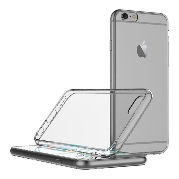 Coque [Compatible Apple iPhone 6 - 6S] Gel TPU Transparent Silicone Souple Ultra Fine [Phonillico®]