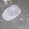 Hat washing bag, washing machine hat protection bag, hat cleaning laundry bag, anti-deformation mesh organizing bag with zipper.