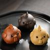 Chicken Tea Pet Handmade Purple Sand Tea Set Decoration Cute Lifelike