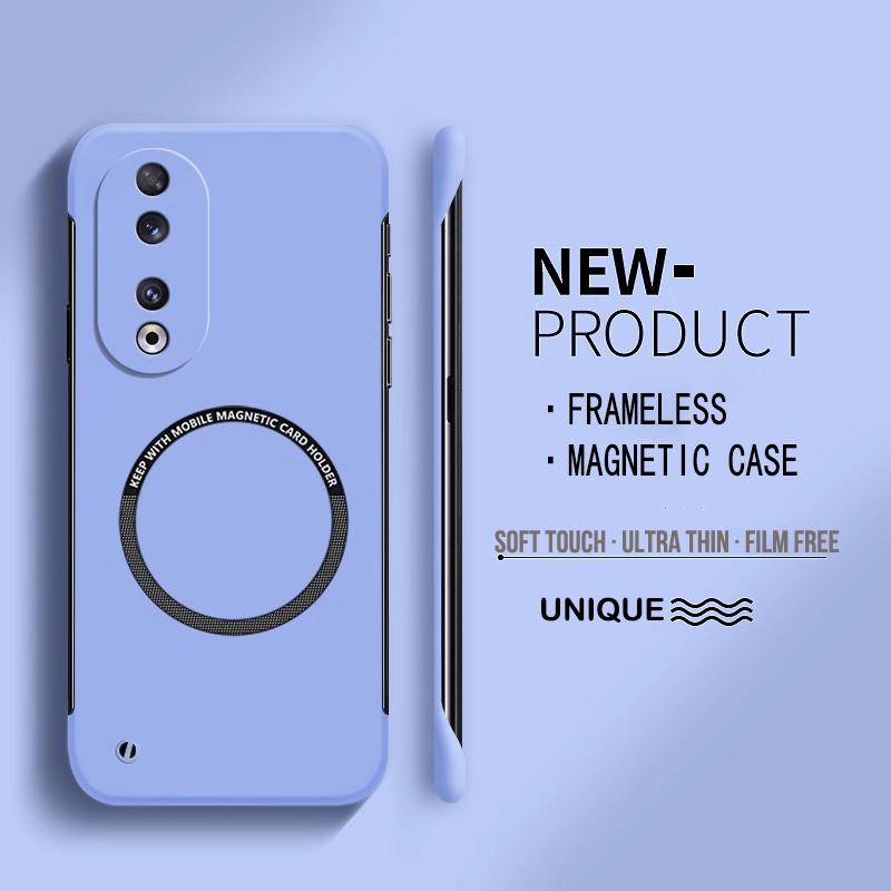 Ультратонкий жесткий магнитный чехол для телефона Magsafe Huawei Honor 100 90 80 70 60 50 Pro SE X9A, матовый цвет, сплошной чехол