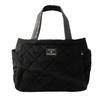 Quilted Small Freestanding Tote Bag with Partitions LT Deli Quilt Deli 01 Black [Rootote] Water-repellent Women's