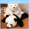 Adorable Cute Panda Plush Toy Sleeping Pillow For Kids Lovely Arctic Bear Design