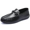 Fashion 2025 Men's Leather Loafers Slip On Business Casual Shoes For Men Waterproof Driving Shoes Comfortable Soft Designer Shoes
