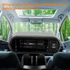 Car 12V Portable Electric Window Heater Heating Dryer   Fan Defroster Demister (Red)