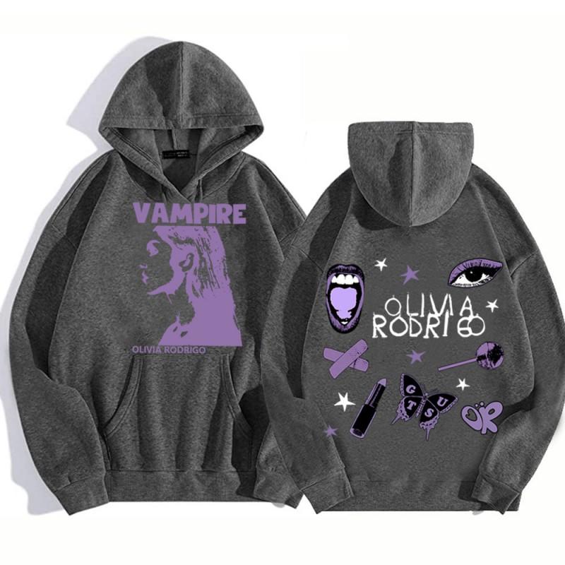 Olivia Rodrigo Hooded Sweatshirt Womens Oversized Cotton Pullover Hoodie Fall Winter Streetwear Loose Fit Long Sleeve