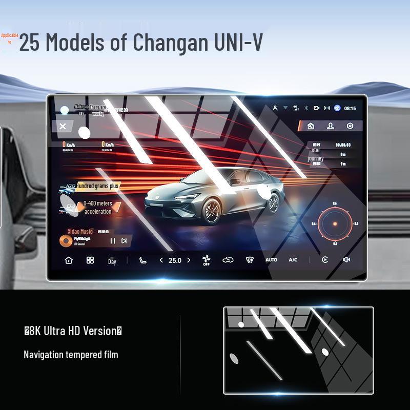 Защитное стекло для экрана для 25 моделей Changan UNIZ - Пленка для навигации на центральной консоли, Аксессуар для интерьера 2025