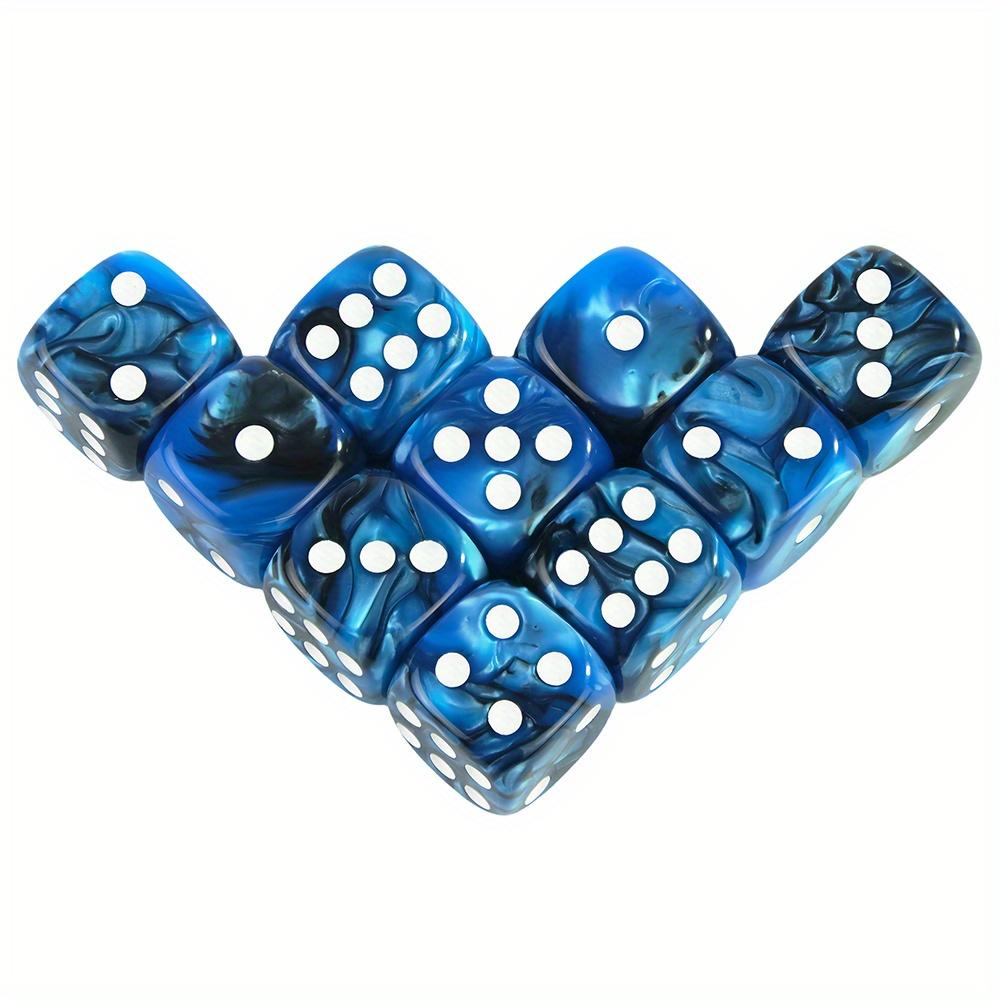 12 мм D6 акриловые кубики мини 6-сторонние двухцветные кубики с круглыми углами игровые кости для клубной вечеринки DND RPG настольная игра аксессуары для барного стола