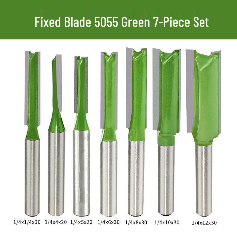 Фреза из вольфрамовой стали однолезвийная пазовая для деревообработки, острая и прочная с цилиндрическим хвостовиком