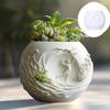 Танцующий мальчик рельефный суккулент растение цветочный горшок смола силиконовая форма серфинг мальчик ящик для хранения форма луг чашка для свечи гипс формы