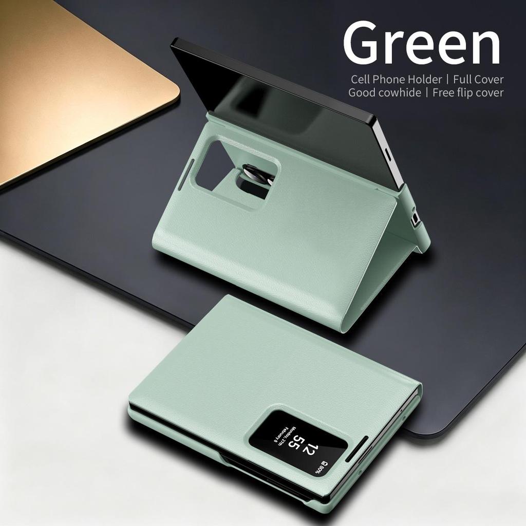 Smart View Window Flip Case For Samsung Galaxy Z Fold8 Wide /Z Fold8 Ultra, Wallet Card Cover Stand Phone Cases Protector Skins Shell