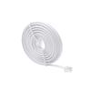 6P6C Telephone Cable Pure Copper 6 Core 6P6C RJ11 RJ12 for Telephone Audio Signal Cord Automotive Amplifier Wire Extension Cable