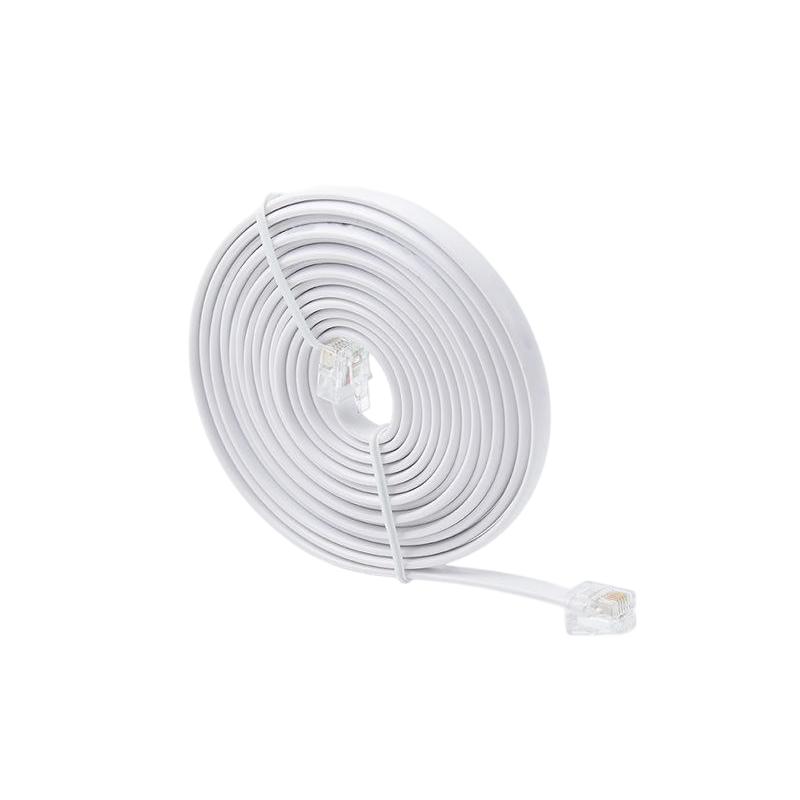 6P6C Telephone Cable Pure Copper 6 Core 6P6C RJ11 RJ12 for Telephone Audio Signal Cord Automotive Amplifier Wire Extension Cable