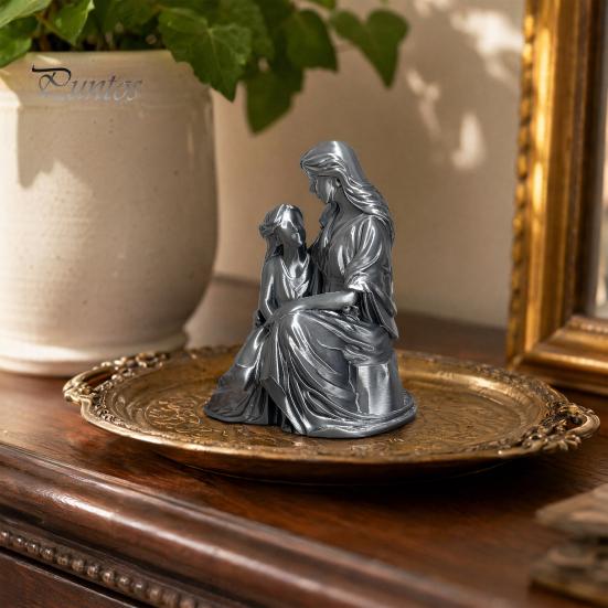 Интимное искусство Мать и Дочь, 3D-печать и фигурка, Статуя Мамы и Обнимающейся Дочери, Любящая статуя-скульптура, Душевный домашний декор, Подарок на День Матери