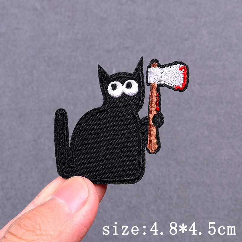 Cartoon Animal Patch Iron On Patches For Clothing Thermoadhesive Patches On Clothes Hip Hop Embroidery Patch For Clothes Badges