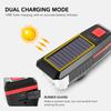 3 режима Солнечный передний фонарь для велосипеда с сигналом, USB-перезаряжаемый светодиодный фонарь-звонок для горного велосипеда, передний фонарь, велосипедный фонарь 7