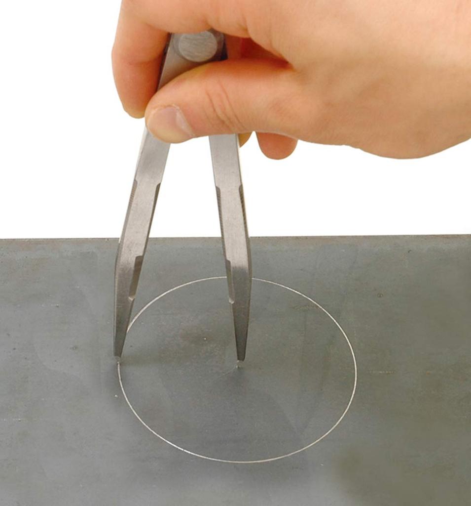 Стальной циркуль Shinwa Sokutei 15 см A 77518