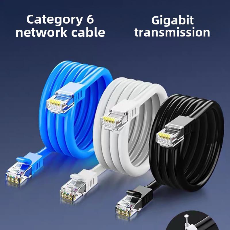 Соединительный шнур Cat6: 1-метровый сетевой кабель для маршрутизатора, модема, подключения к компьютеру с индивидуальной упаковкой