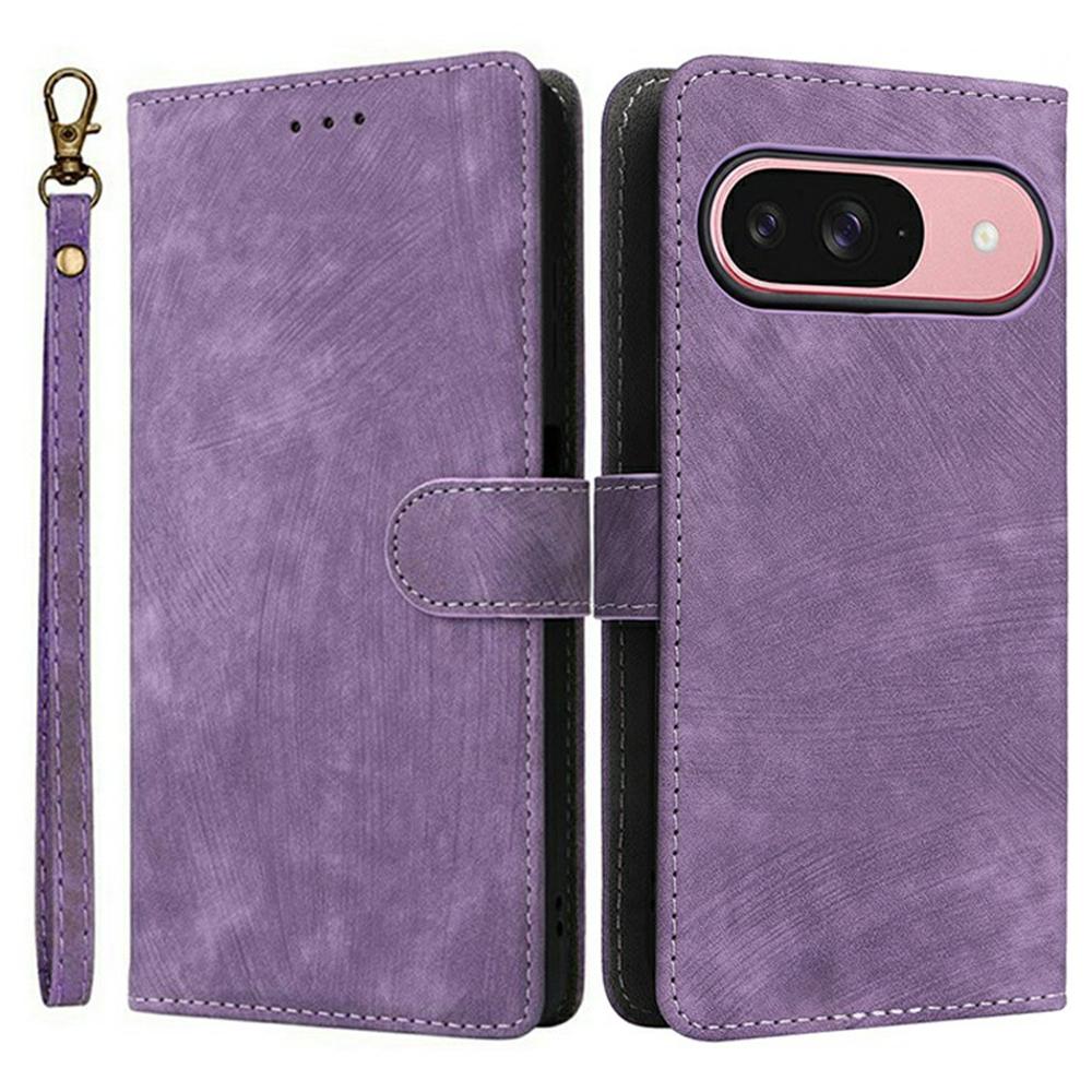 Для Google Pixel 10/10 Pro Чехол-кошелек с RFID-блокировкой, из ПУ кожи, чехол для телефона с подставкой и ремешком