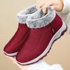 Cotton Shoes Women's New Winter Warm Short Boots Piled and Thickened One-pedal Casual Snow Boots Middle-aged and Elderly Mother Cotton Boots