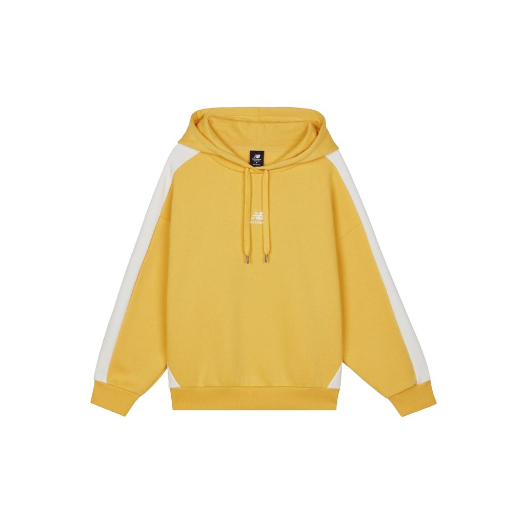 New Balance Splicing Sweatshirt Women's Yellow (Unisex) Sweatshirts AWT03398 YL