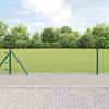 Welded Wire Fence with Concrete Foundation 10 x 0.4 m (W x H)