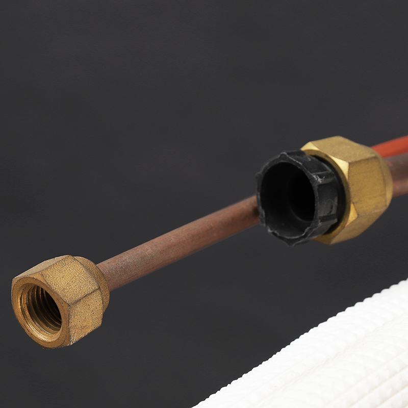 1/4'' 3/8' 10 Meter Air Conditioner Pair Coil Tube Insulate Copper Aluminum Pipe Split Line Wire Home Air Conditioner Parts
