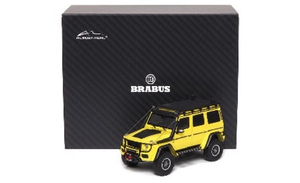 Almost Real Brabus 550 Adventure 2017 Electric Beam Yellow Scale Complete Diecast Car 460301 Mercedes-Benz G-Class 4x4² - - 1/43