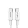 Кабель Ugreen Us264 60518 Usb-C / Usb-C Pd Qc Afc 1M — белый