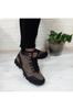 Men's Fashion Flat Heeled Bootie Bootie Mink Black Furry Zipper Non-Slip Boots Shoes