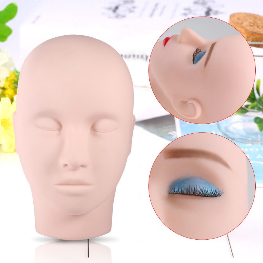Practice Mannequin Makeup Practice Head Upgraded Design Eye Lash Model Head Salon Training Use