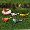 Simulation Parakeet Miniature Landscape Ornament Artificial Bird Model Props