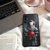 Чехол для телефона Art the Clown horror T-Terrifiers для Samsung S25, S24, S21, S22, S23, S30, Ultra, S20, Plus, Fe, Lite, Note, 10, Черный