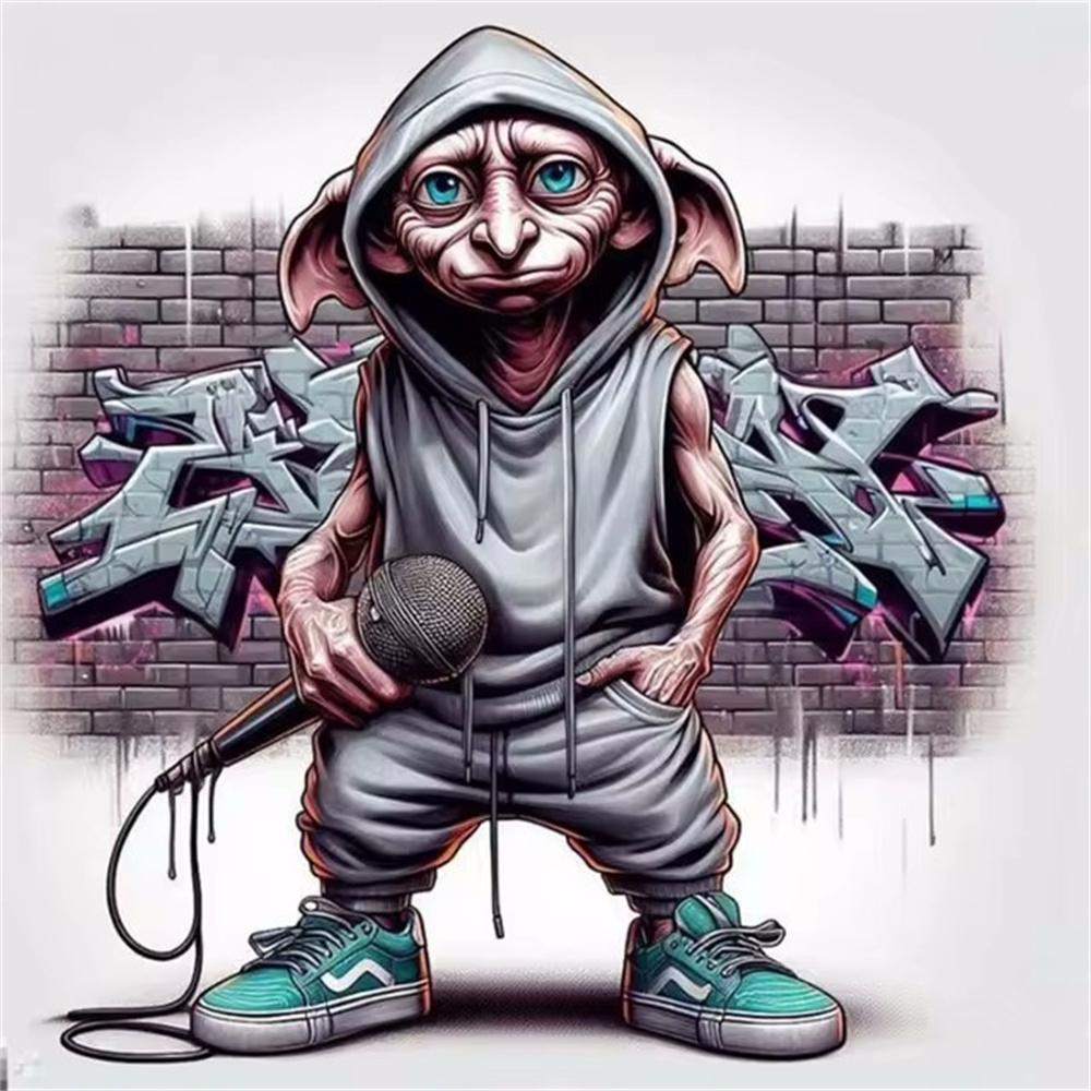 Гарри Поттер Добби 5D DIY Набор для Алмазной Живописи Мультфильм Вышивка Крестом Пикси Ручная Работа Мозаика Арт Домашний Декор Подарки