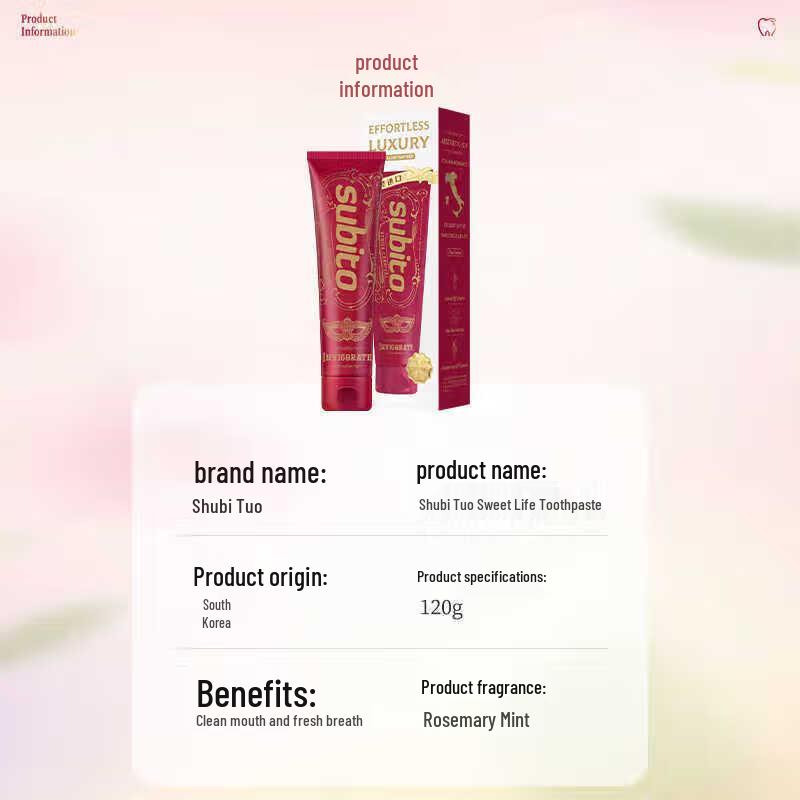 Subito Sweet Life Rosemary Mint Toothpaste