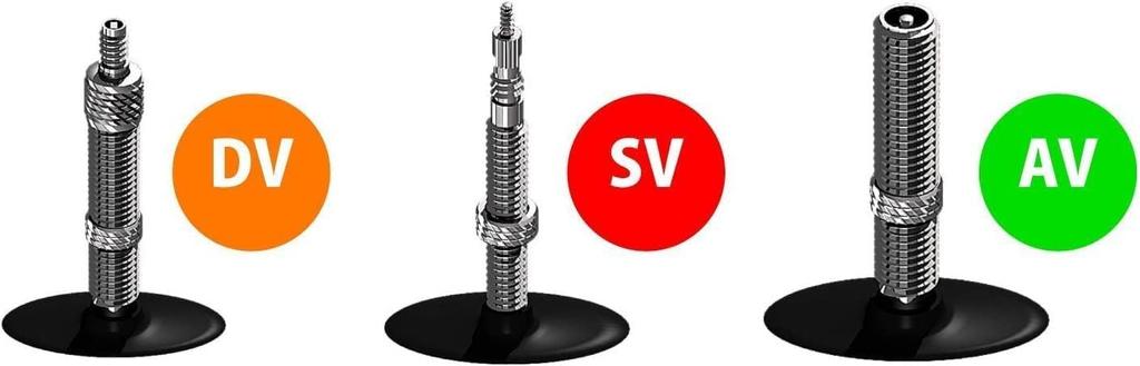 Genuine SCHWALBE Set of 2 700x18/28c Tubes, Fixed/Presta, 50mm Valves, 15SV-ML, Boxed