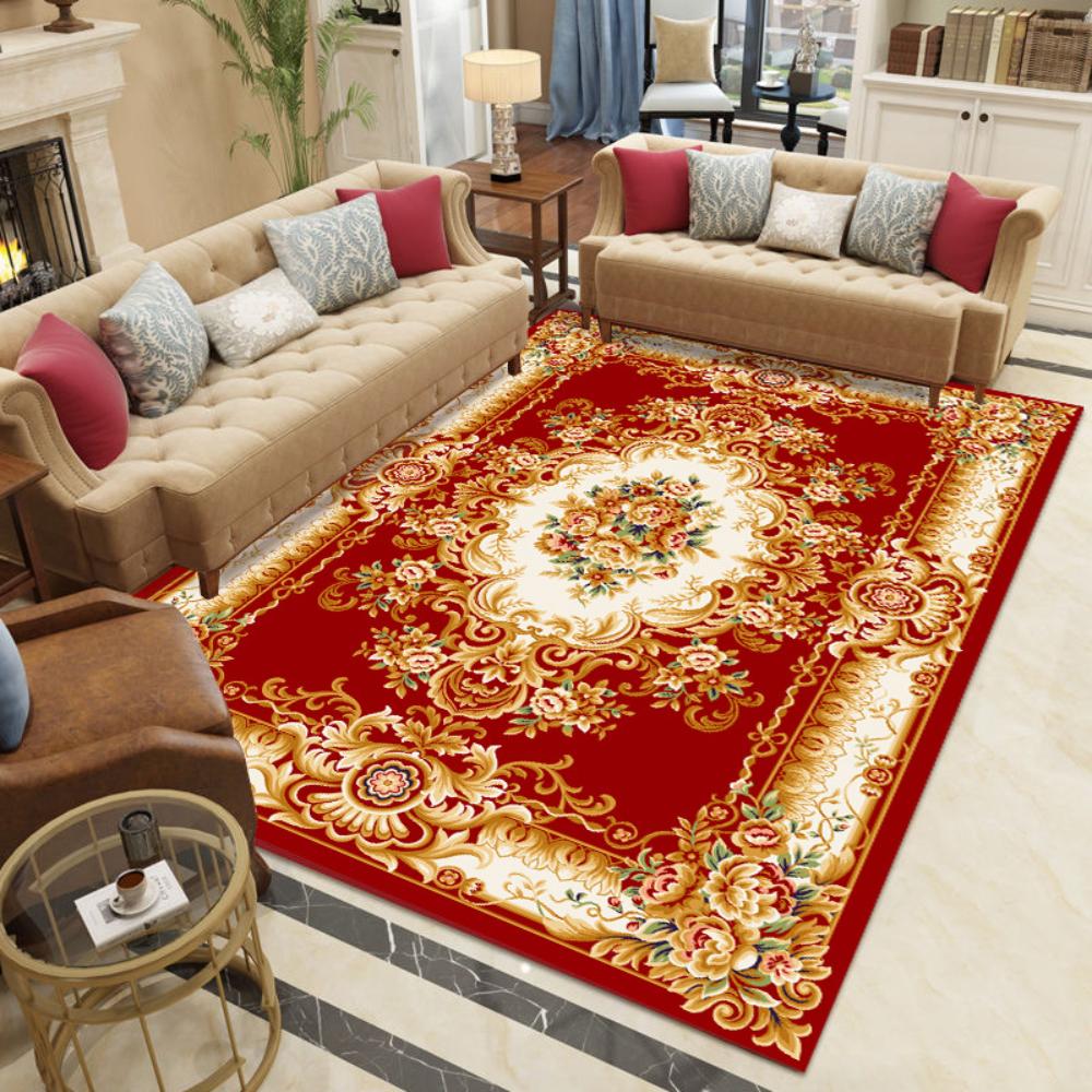 Европейский ковер большой площади для гостиной, напольный коврик для декора комнаты, ковер для спальни, украшение дома, большой размер, ковер для чайного столика