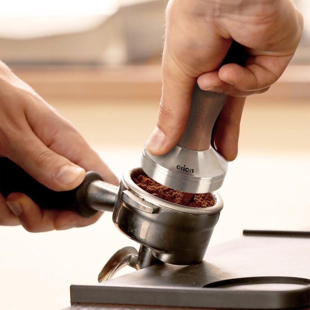 Ubijak Tamper do Kawy Ubijania Tłuczek Stalowy Drewniany Uniwersalny 5x9,5