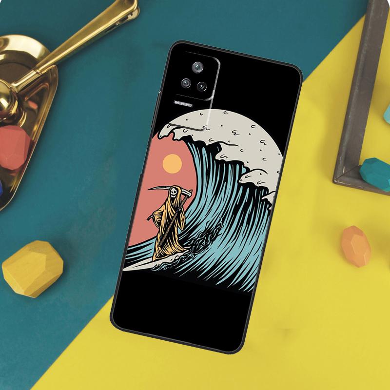 Чехол-череп Жнеца для Xiaomi 13T 14T 15T 14 15 Ultra 17 Pro Max POCO F8 Ultra X7 X5 X6 F5 F6 F7 Pro
