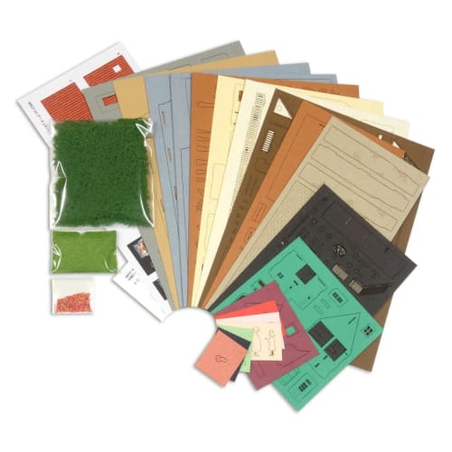 Sankei Studio Ghibli Series Kiki's Delivery Service Goo-cho-ki-pan Shop Paper Craft MP07-43