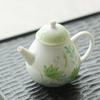 Underglaze Color Tea Pot Boutique Hand-painted Teapot Ceramic Pear-shaped Pot With Filter Tea Brewing Kettle Teaware Gift