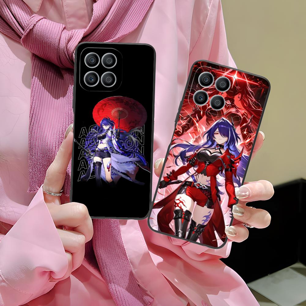HSR Acheron Матовый ТПУ Чехол для Мобильного Телефона для Honor 90 80 70 60 50 30 20 10 9 8 7 Pro S SE Lite 5G Цветной Печатный Чехол