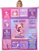 GUOYU Blanket Japanese Wave Fleece Throw Blanket Queen Japanese Style Plush Blanket for Boys Girls Teens Ocean Wave Sherpa Blanket Sea Waves