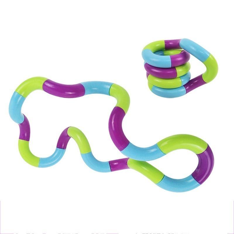 Сенсорная игрушка-головоломка Fidget для снятия тревоги, вращающаяся на кончике пальца, скручивающаяся, для координации мелкой моторики рук и глаз, для детей с аутизмом, СДВГ