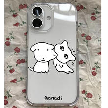 Korean Cute Puppy Phone Case for Xiaomi Mi 15T 11 11T Poco F7 F5 X7 X6 X5 M7 M4 X4 M3 Pro NFC Lite GT Pro 4G 5G Clear Soft TPU