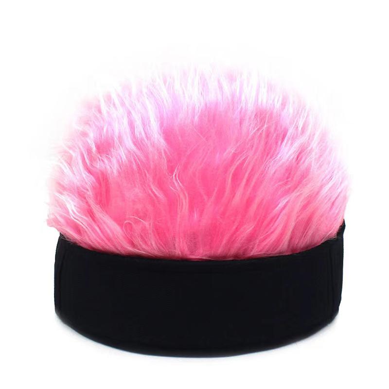 Забавные короткие шапки для волос для мужчин и женщин, хип-хоп, шапка-бини, парик, дышащая мягкая бейсболка для занятий спортом на открытом воздухе, парик для вечеринок