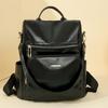 Backpack PU Soft Leather Niche Design Casual Shoulder Bag Large Capacity Simple Travel Fashion Commuting Backpack